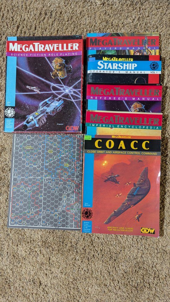 MegaTraveller SF game by GDW.