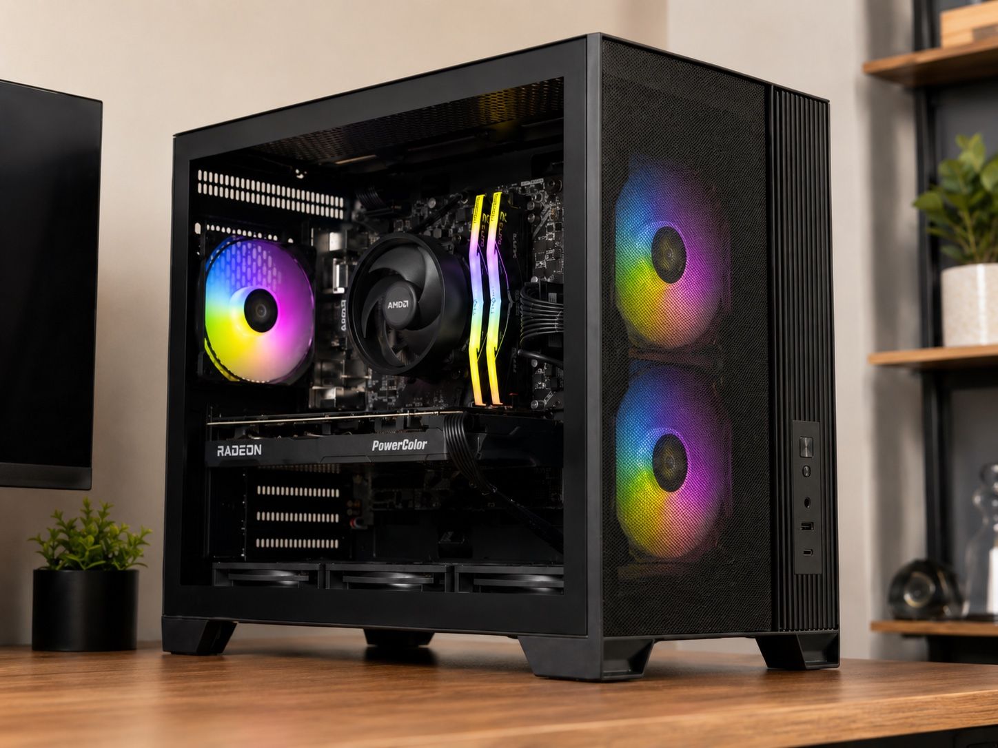Gaming PC - Ryzen 5 / 9060 XT / RGB / Wi-Fi