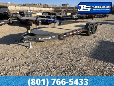 7x20 Diamond C HDT 208 Tilt Trailer - 18K GVWR - 18 Ply Tire Upgrade