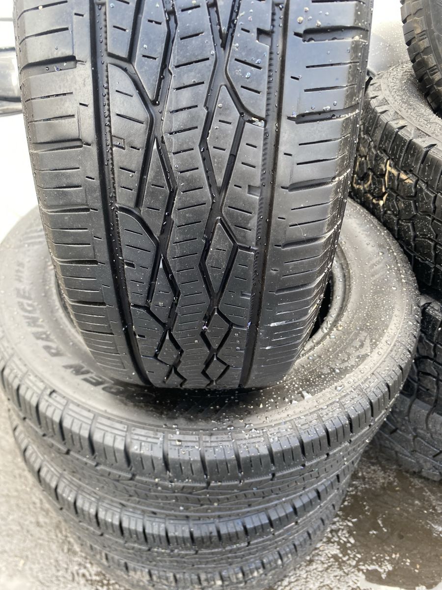 P225-65-17 FULL SET OPEN RANGE HTS 9/32 TREAD LEFT