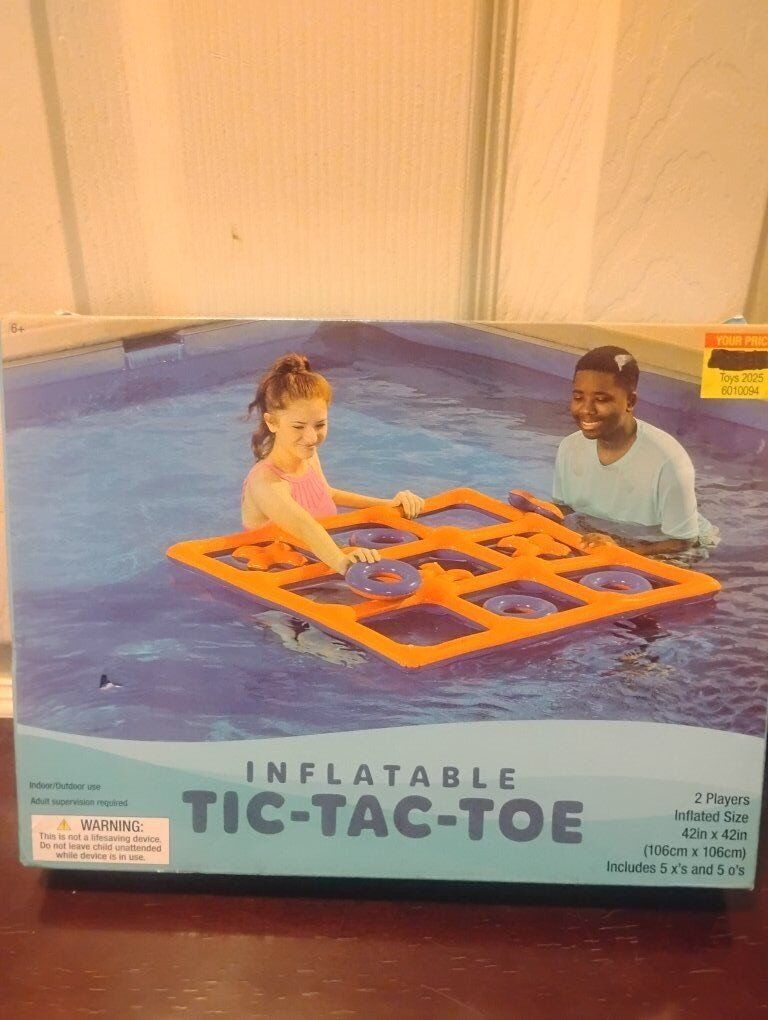New INFLATABLE TIC-TAC-TOE game for only $4
