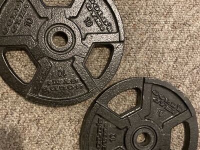 2x10LB Golds Gym Plates