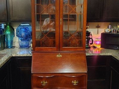 Mahogany ChippenDale Style Cherry Finish Secretary
