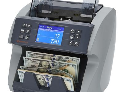 Carnation Professional CR7 Mixed Value Bill Counter, with Counterfeit Detection 1673251 #103171