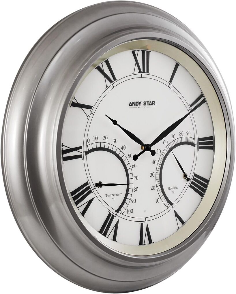 ANDY STAR 24 Inch Outdoor Clock