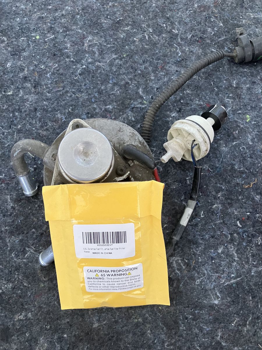 Duramax Fuel Filter Head Primer
