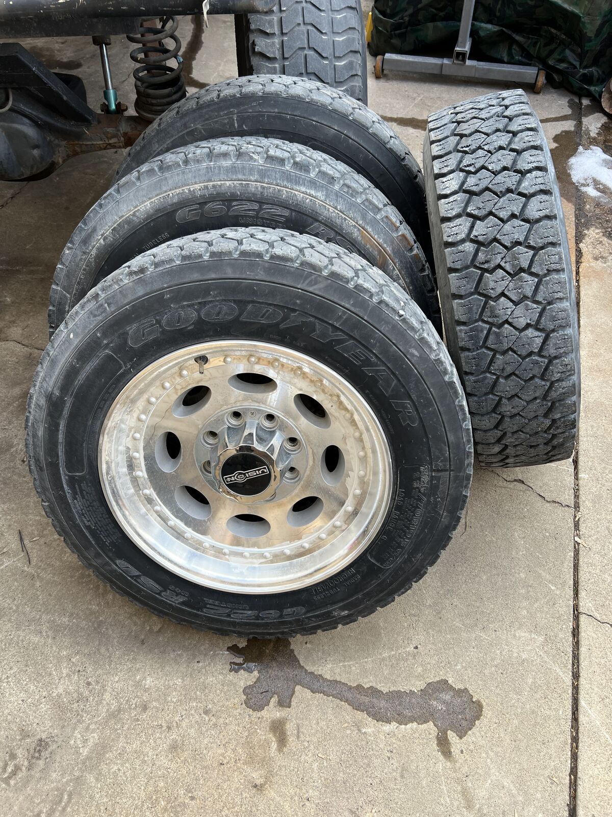 Visionn 19.5 Heavy Hauler tires & Wheels
