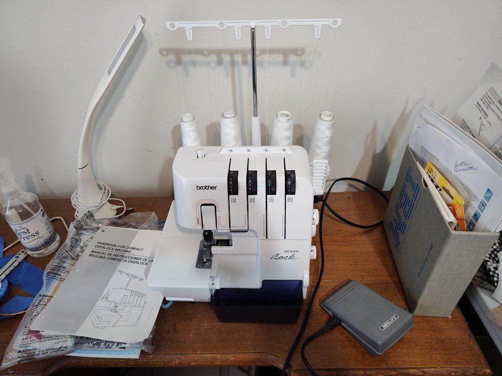 Brother 3034D Compact Overlock Serger Sewing Machine with Manual