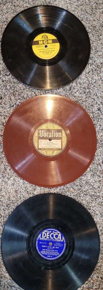15 Vintage 78-RPM Records