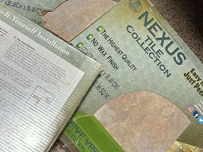 Achim Nexus Tile Collection Peel and Stick Vinyl Floor Tiles