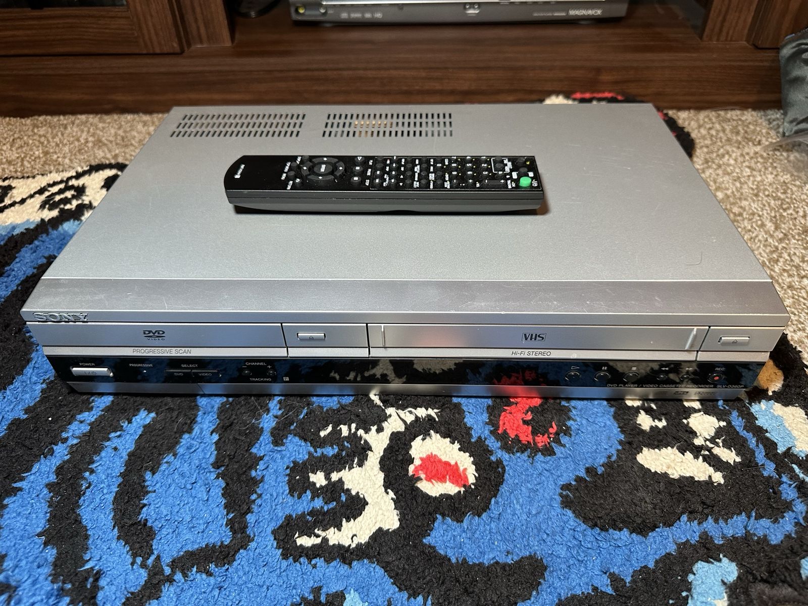 Sony SLV-D360P DVD/VCR Combo Player - Tested, Working w/ Original Remote, Progressive Scan