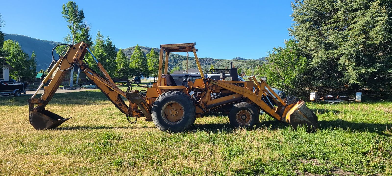 Case 580B CK Extendahoe Backhoe Loader