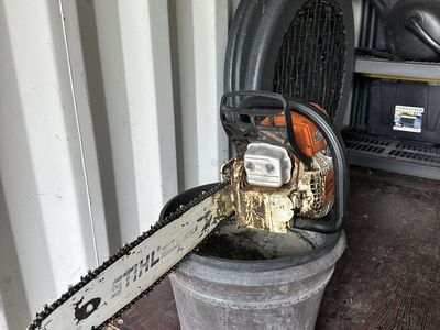 STIHL MS 291 Gas Chainsaw with Rollomatic E Guide Bar and Blade Guard Cover