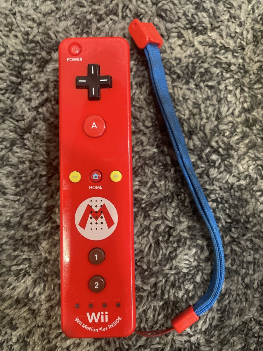 Nintendo Wii Remote Plus Mario Edition Controller with Strap