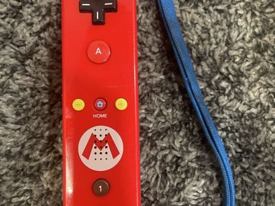 Nintendo Wii Remote Plus Mario Edition Controller with Strap