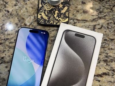 iPhone 15 Pro 512gb Unlocked w/Box, Charger, Case and Popsocket