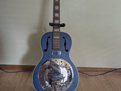 Recording King Dirty 30s Single 0 Resonator Acoustic Guitar - Wabash Blue