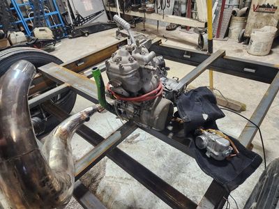 Kawasaki kx 500 complete engine ans transmission