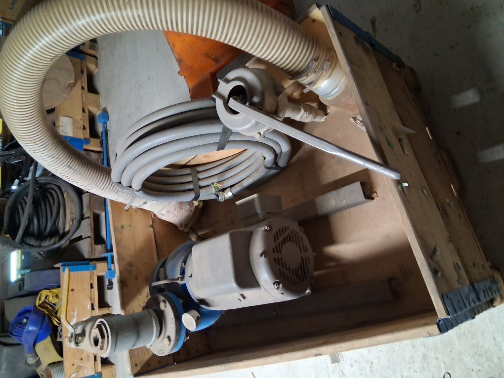 Industrial pump and motor