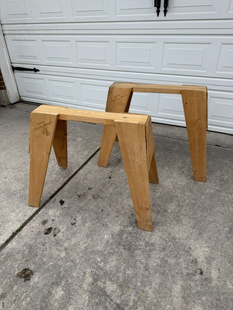 Burro Brand Classic Heavy Duty Saw Horses $39.00