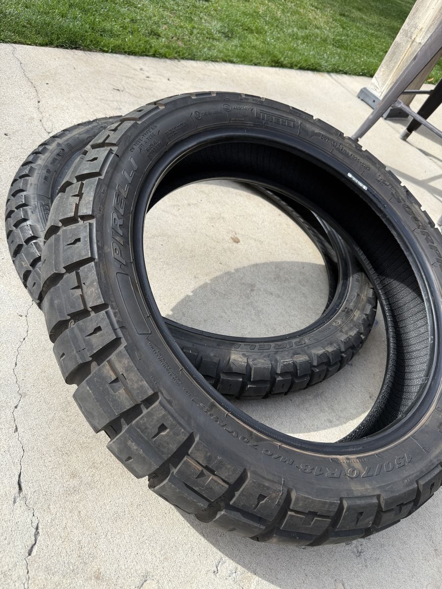 Near New Pirelli Scorpion Rally STR tires.