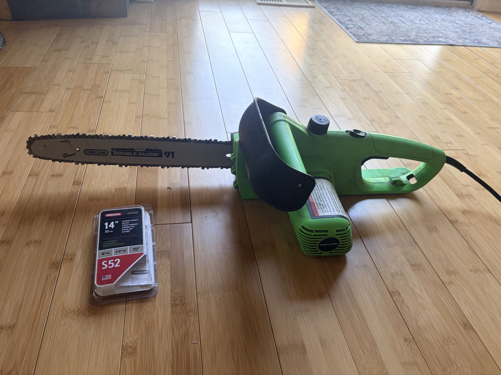 14" Portland Electric Chainsaw – New Oregon Chain