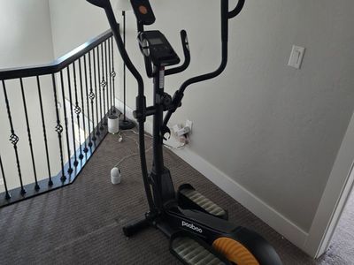 Pooboo E399 Elliptical Trainer Exercise Machine with Digital Monitor