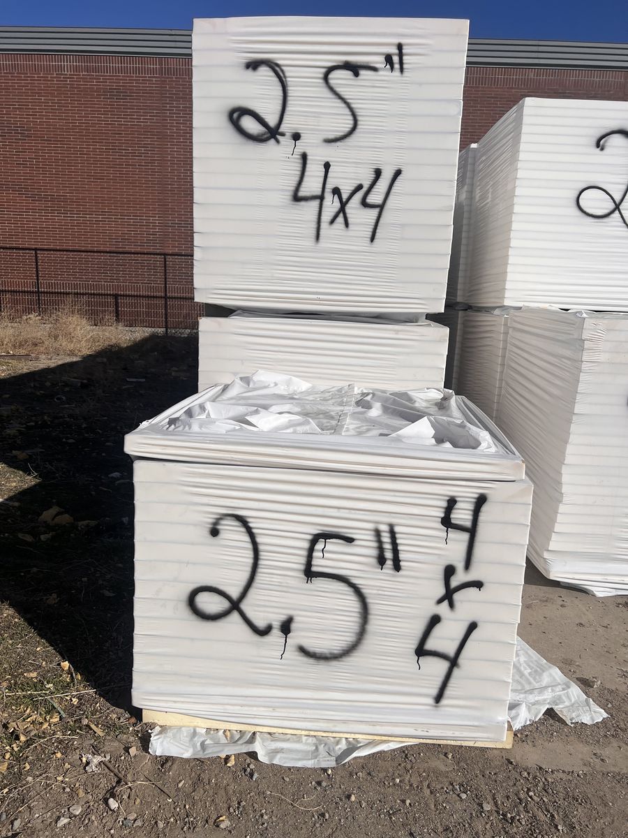 4x4 2.5 Polyiso Rigid Foam Insulation