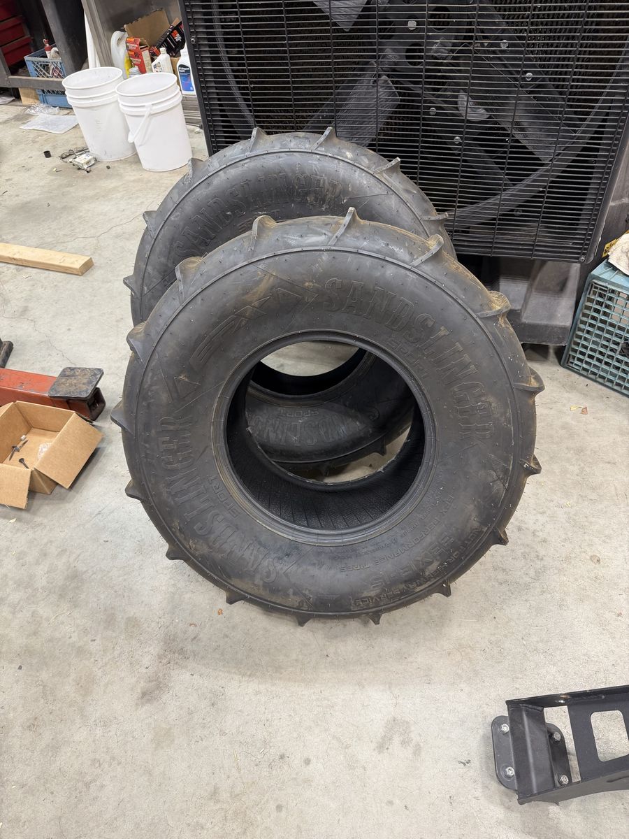 Sandslinger Sport Sand Tires - Pair, Excellent Condition for ATV/UTV/Dirt Bike