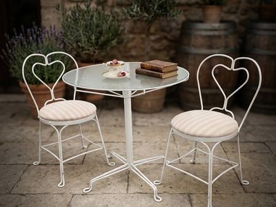 Vintage Ice Cream Parlor Bistro Patio Set