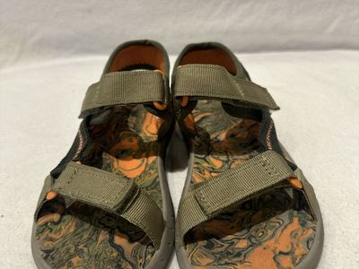 Merrell Toddler Size 12 Olive/Orange Sandals