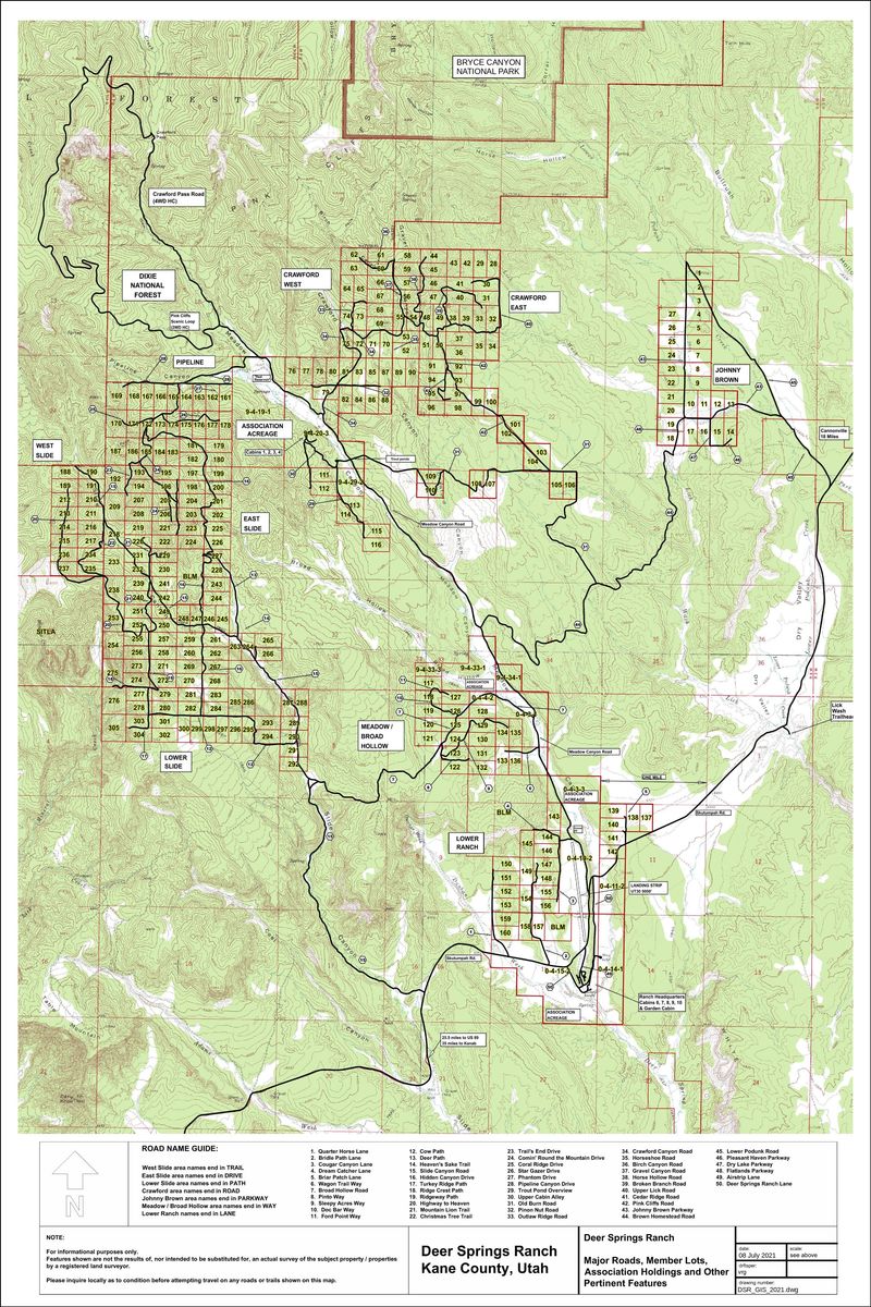 20 acre lots for sale - Deer Springs Ranch, Kanab