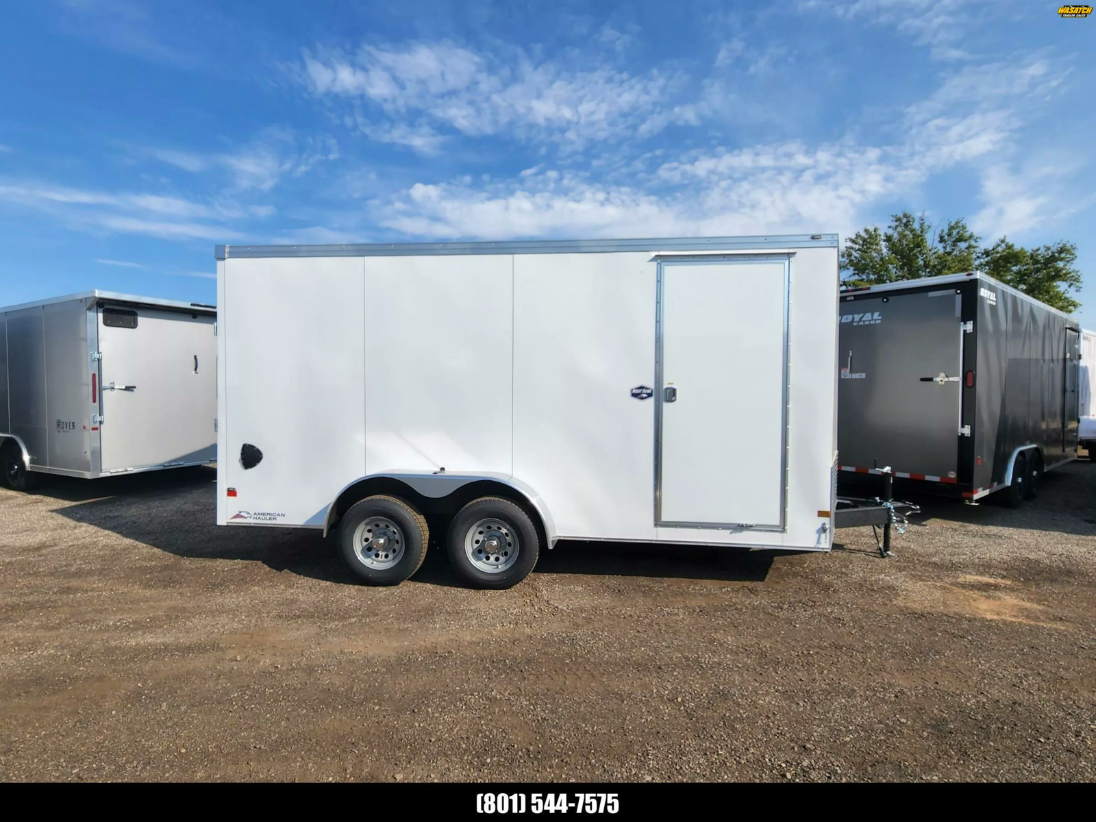 2025 7X14 Night Hawk American Hauler 10K Enclosed Cargo Trailer