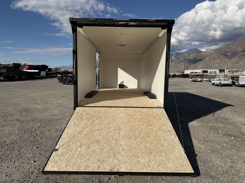 Trailer Ramp Spring System 2026 Charmac Trailers 8.5x20 Stealth 10K Enclosed Car Hauler 7' Tall w ...