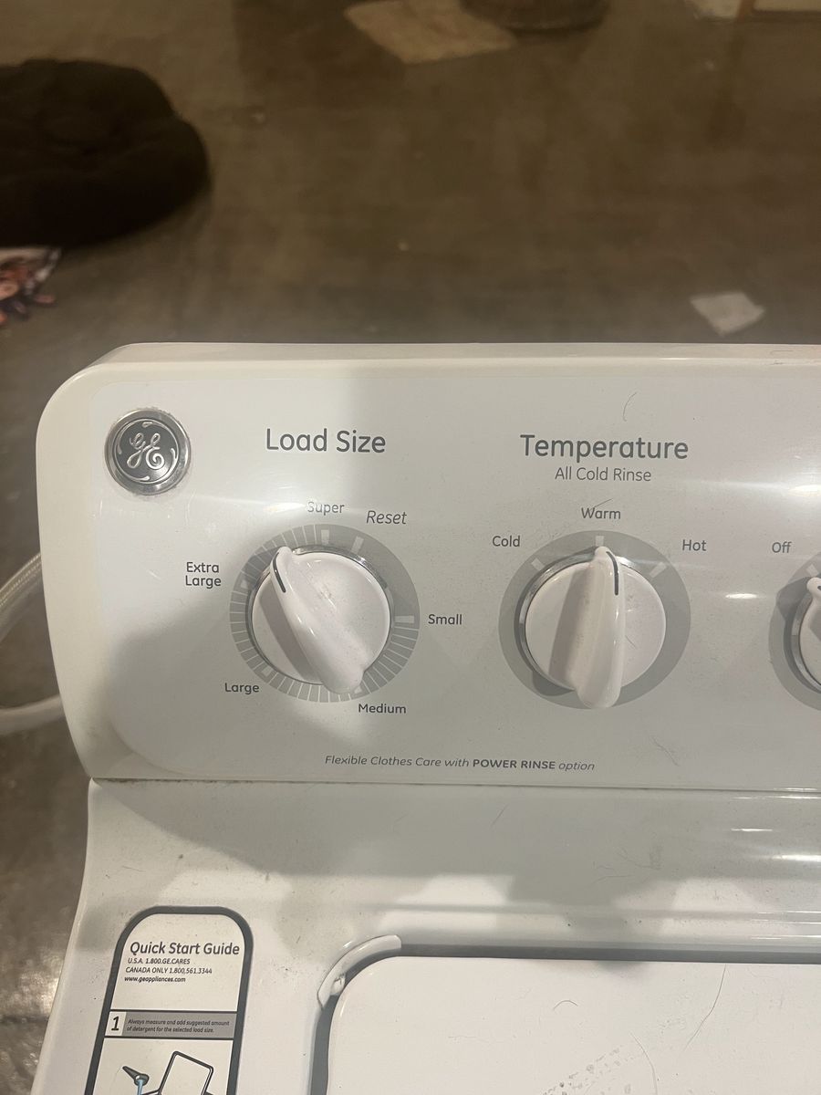 Ge Matching washer and gas dryer