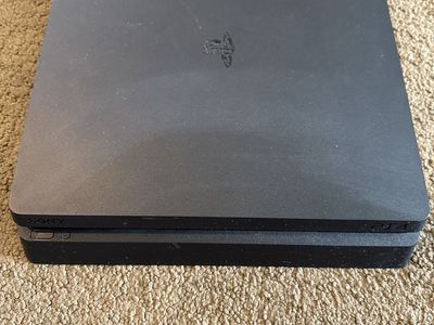 Sony PlayStation 4 (PS4) Slim Console - Black, Good Condition