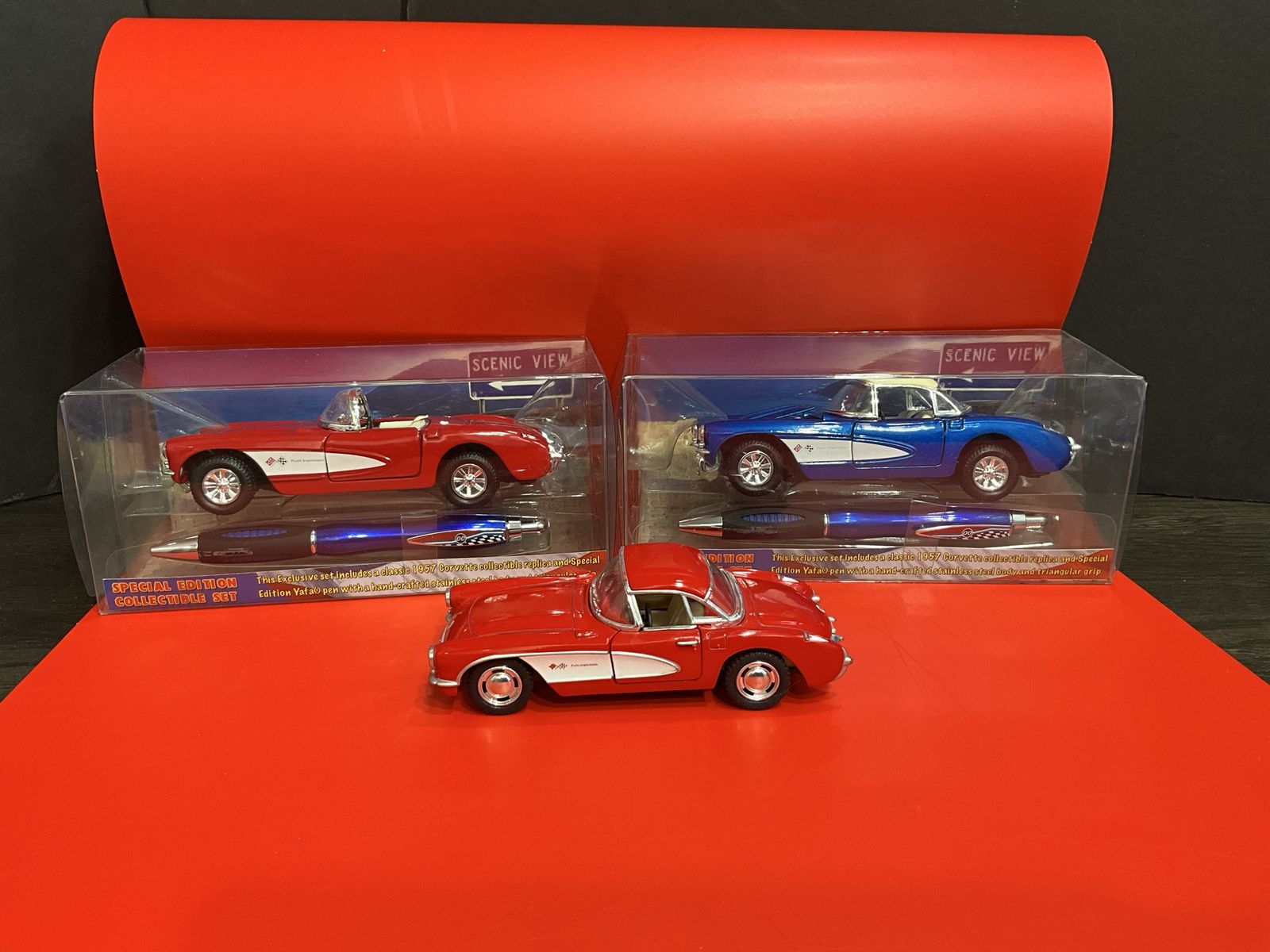 1957 Special Edition Yafa Pen & Corvette lot