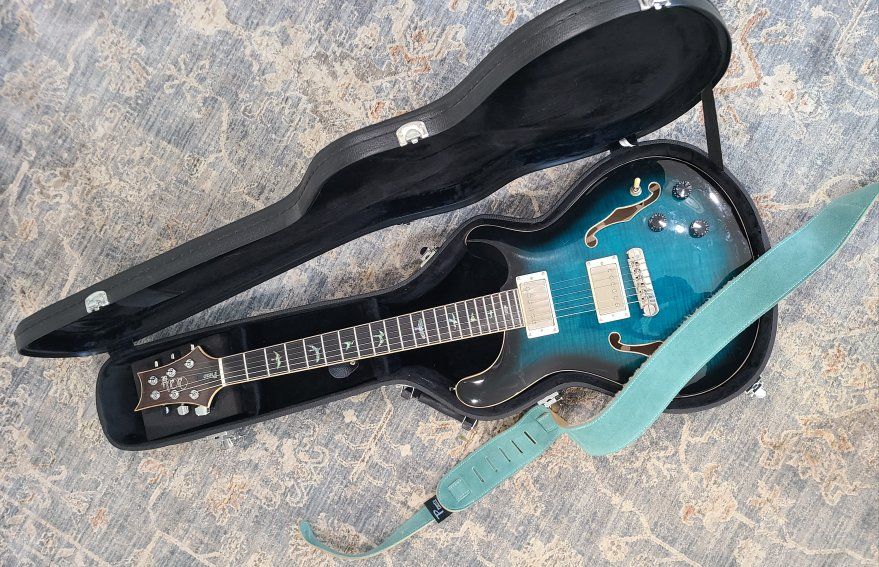 PRS SE Hollowbody Piezo - Peacock Blue - Like New!