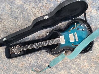 PRS SE Hollowbody Piezo - Peacock Blue - Like New!