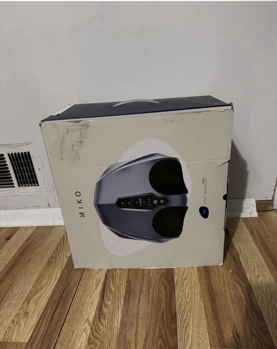 Miko Shiatsu Foot Massager Machine with Heat & Remote - Deep Kneading Massage for Tired Feet,
