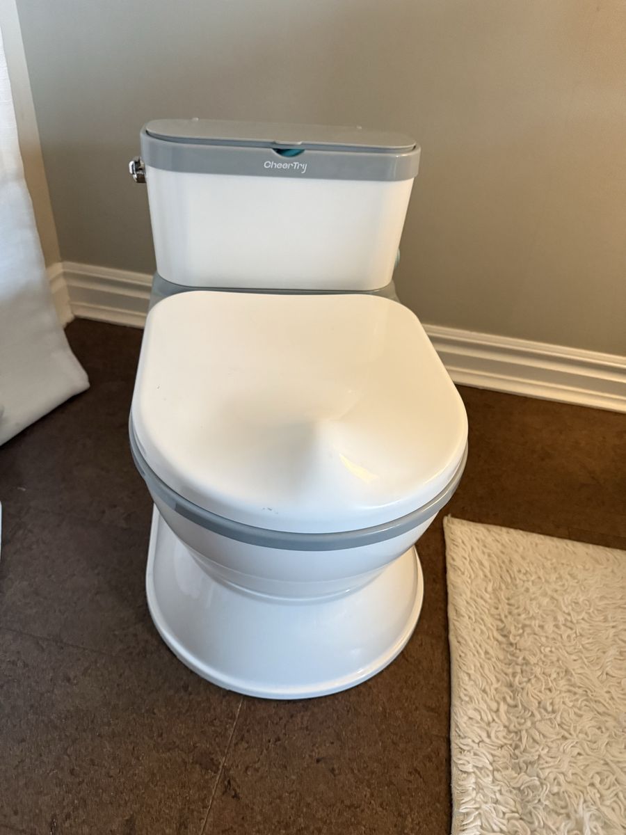 Toddler potty with flushing sound