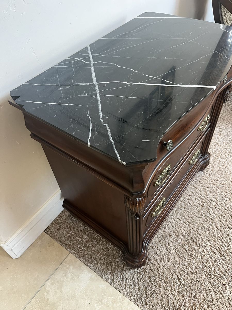 3 Drawer  Dresser Granite Top