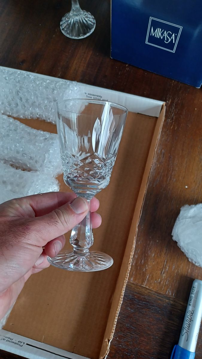 Lots of crystal glassware, barware, candle holders