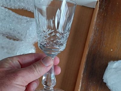 Lots of crystal glassware, barware, candle holders