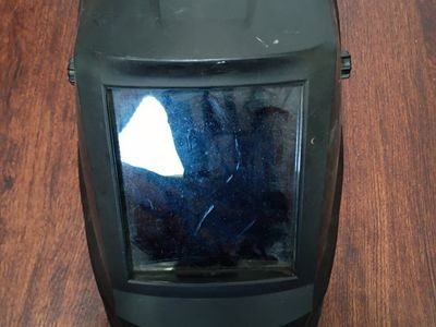 Fixed Shade 10 Arc Welding Helmet - Black Adjustable Hood