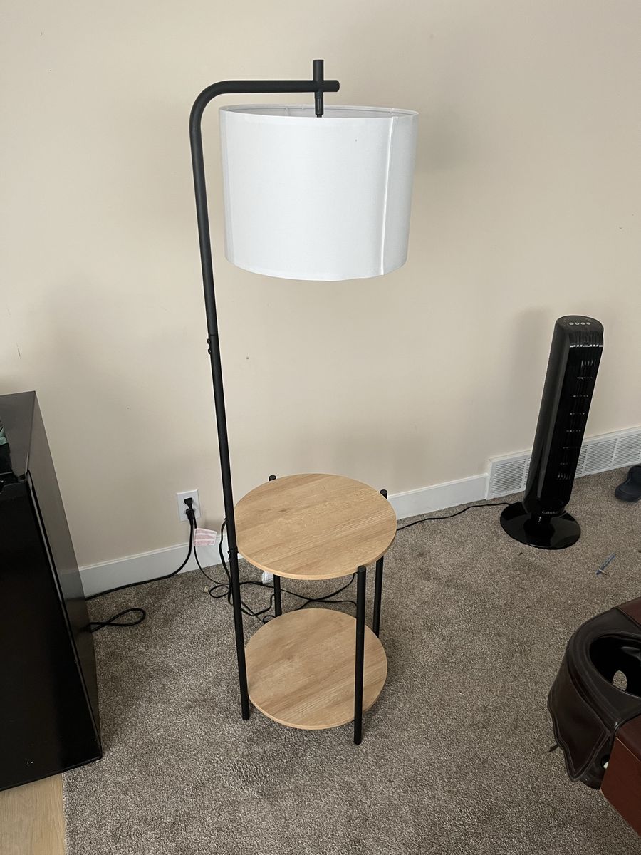 Lamp with table