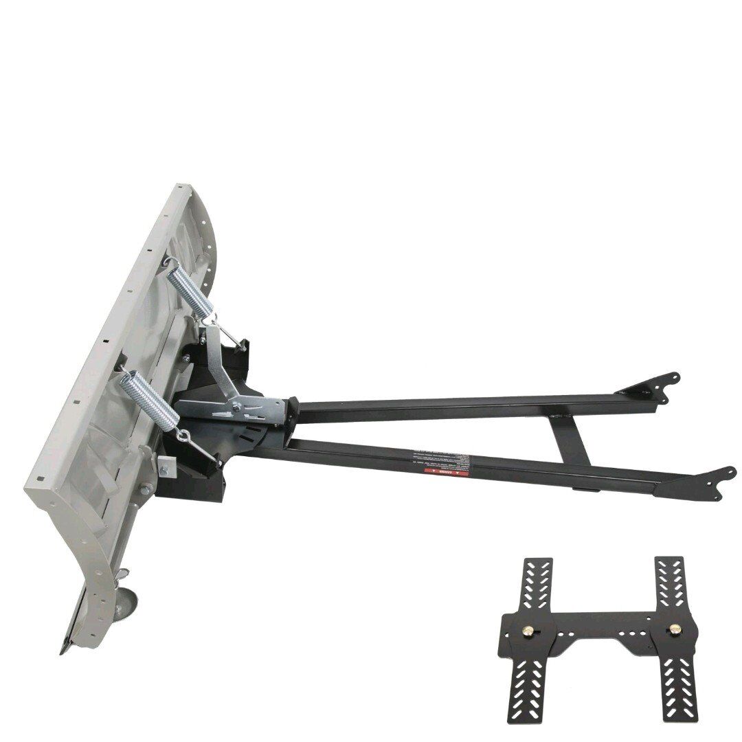 48" snow plow universal kit honda kawasaki polaris