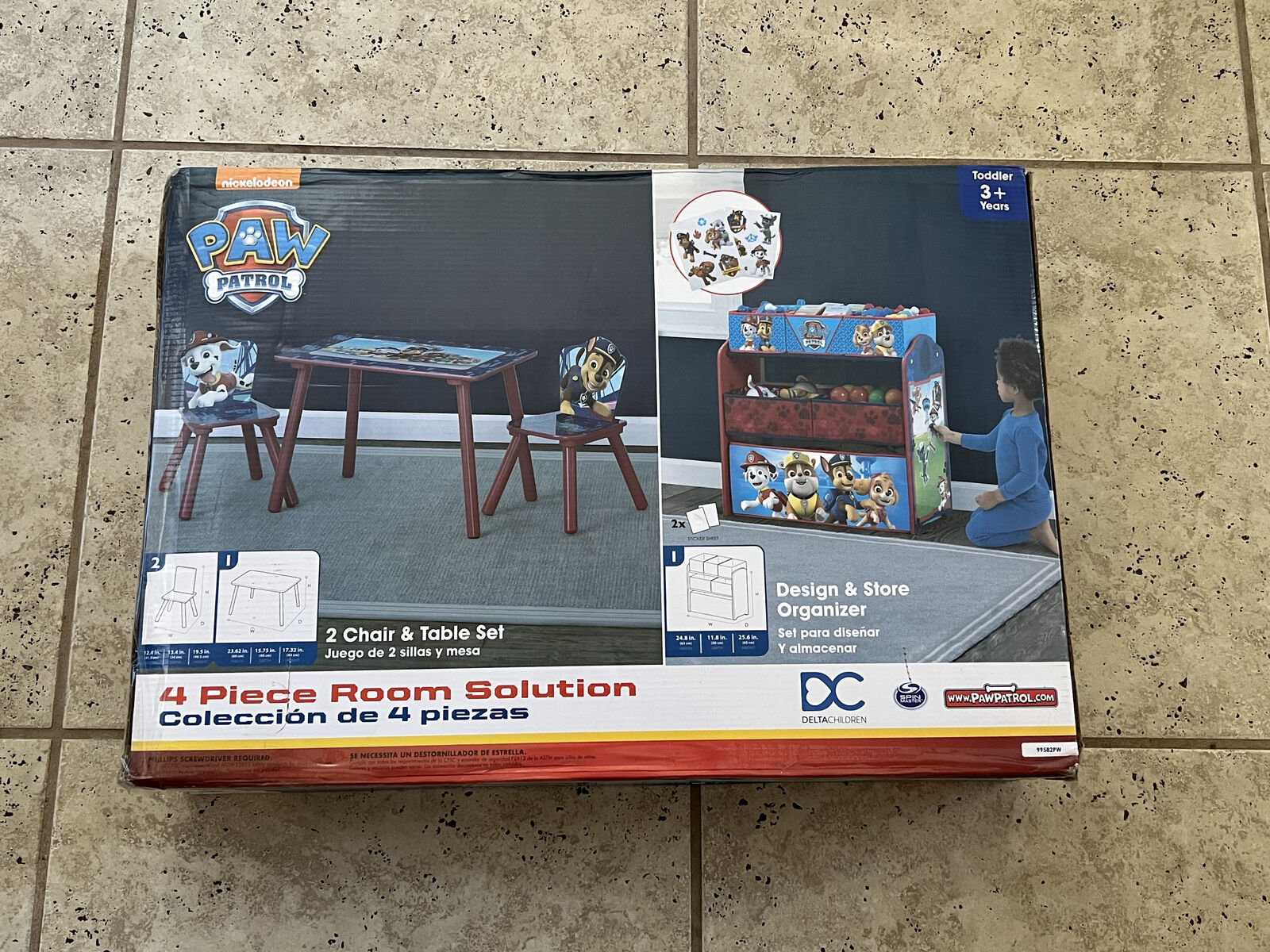 NEW: Paw Patrol 4-Piece Room Set