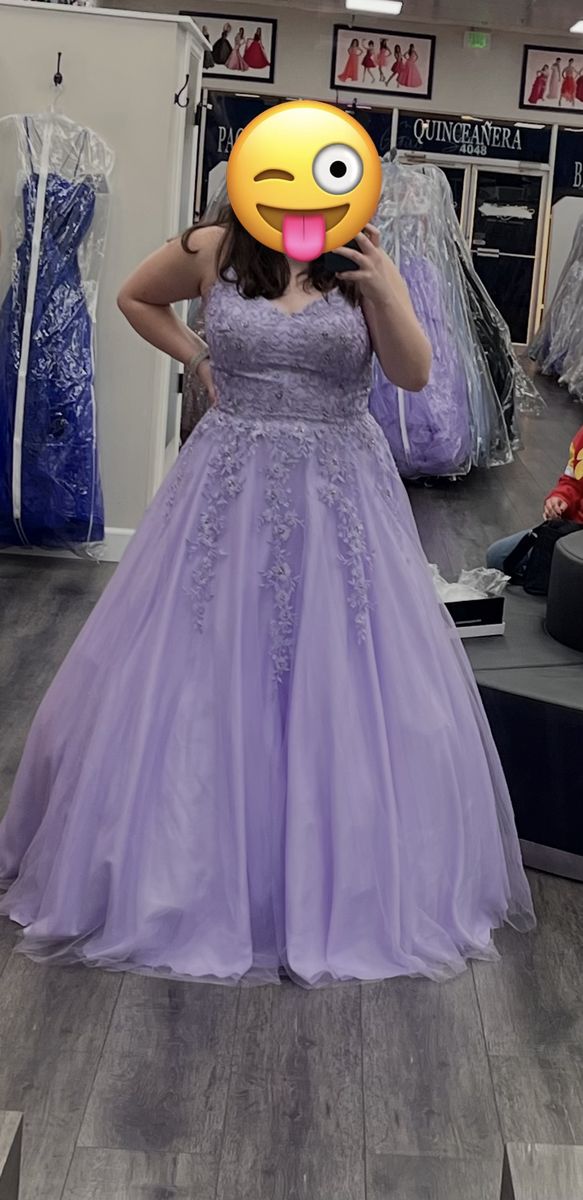 Lavender Prom Dress