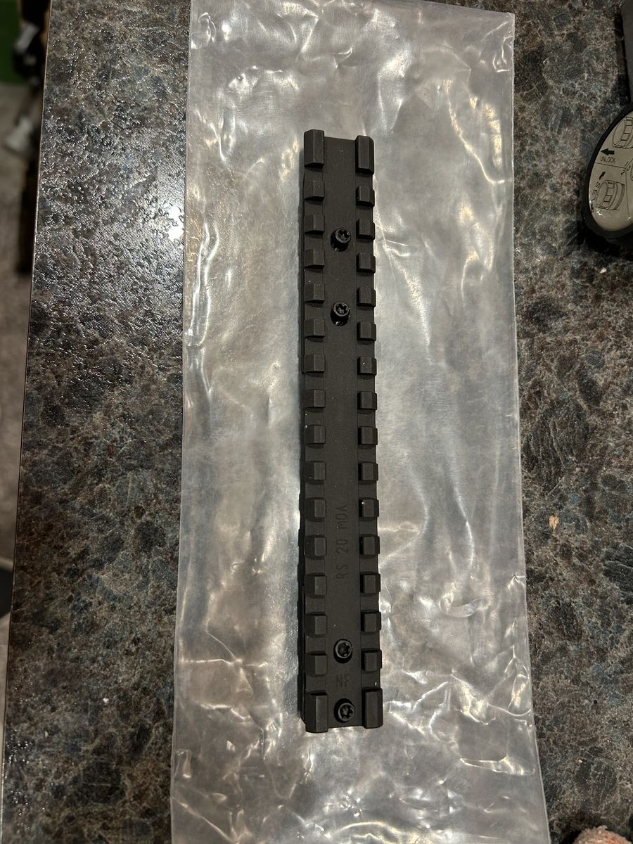 Nightforce xtreme Duty 20 Moa Steel Rail